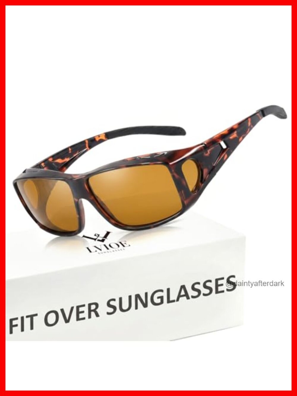 Polarized Fit Over Sunglasses Wrap Around UV400 for Prescription Glasses